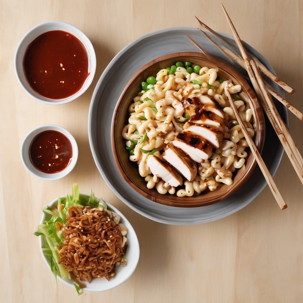 Special Spicy Chicken Mac Salad Bowl