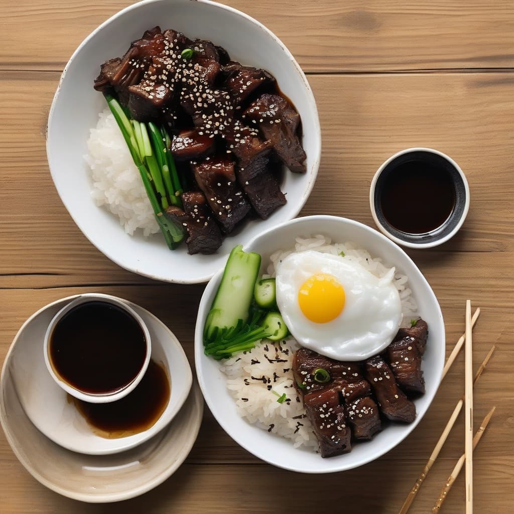 Short Ribs (2 pcs) Rice Bowl