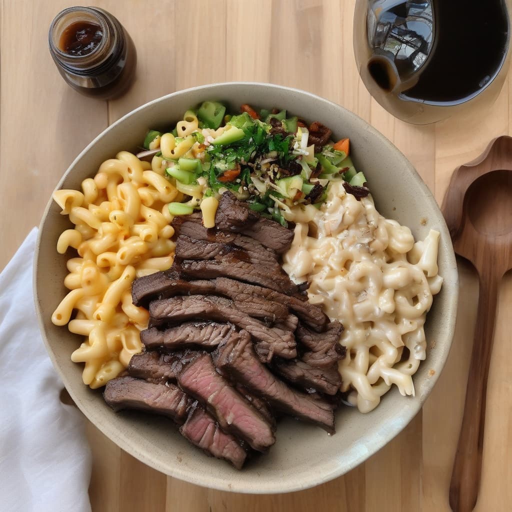 Short Ribs (2 pcs) Mac Salad Bowl