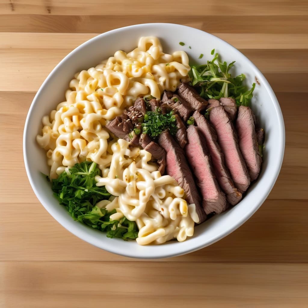 Beef Mac Salad Bowl