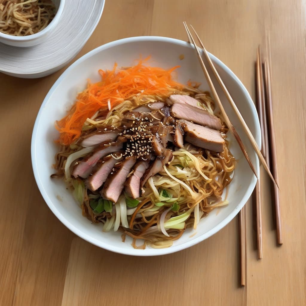 Pork Yakisoba Noodles