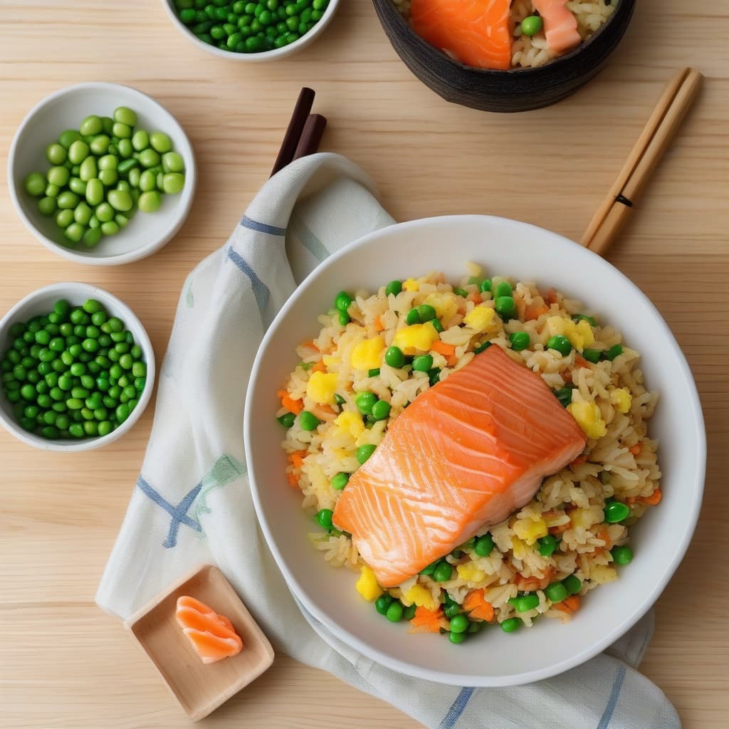 Salmon Fried Rice